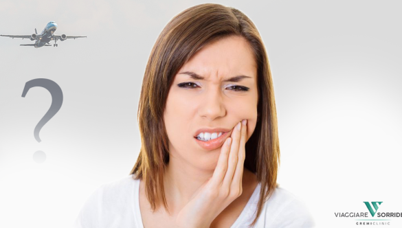 Posso volare con il mal di denti?